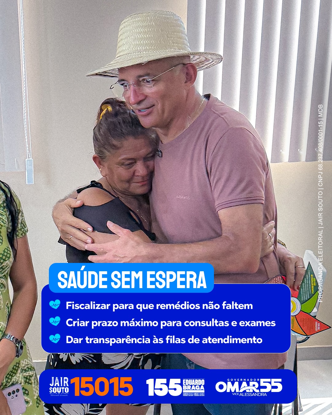 Publicação sobre remédios, exames e transparência nas filas da saúde
